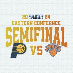 pacers vs knicks 2024 eastern conference semifinal svg