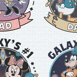 disney galaxys dad happy fathers day png svg bundle