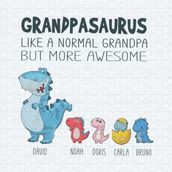 personalized grandpasaurus like a normal grandpa png