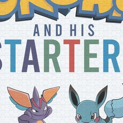 pokedad and his starters funny fathers day png