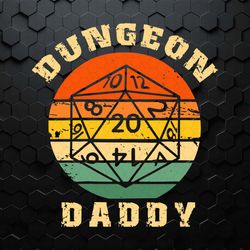 dungeon daddy happy fathers day svg