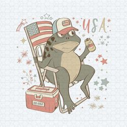 funny fourth of july patriotic frog svg