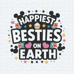 groovy disney happiest besties on earth svg