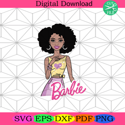 black barbie girl svg black barbie svg, black barbie girl,nfl svg, nfl football, super bowl svg, super bowl 2024