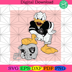 las vegas raiders donald duck svg sport svg, las vegas raiders,nfl svg, nfl football, super bowl svg, super bowl 2024