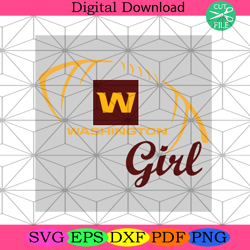 washington girl svg sport svg, football svg, football teams svg,nfl svg, nfl football, super bowl svg, super bowl 2024