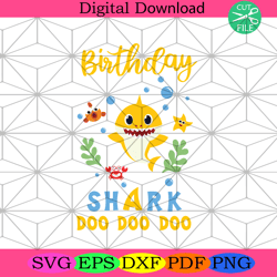 yellow birthday baby shark doo doo doo svg birthday svg,nfl svg, nfl football, super bowl svg, super bowl 2024