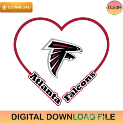 falcons heart svg digital ,nfl svg,nfl ,super bowl,super bowl svg,football