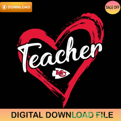 teacher kc chiefs svg cricut digital ,nfl svg,nfl ,super bowl,super bowl svg,football-mary charette