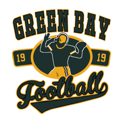 Green Bay Football 1919 Player SVG