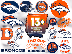 13 Files Denver Broncos Svg Bundle, Broncos Logo Svg, Denver Broncos NFL Svg