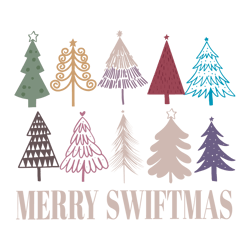 Merry Swiftmas Tree Taylor Version Svg Digital Cricut File, Happy Christmas Svg