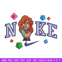 nike flower girl embroidery design, nike embroidery, nike design, embroidery shirt,-alex norman