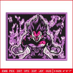 vegeta ultra embroidery design, dragonball embroidery, nike design, embroidery shirt, embroidery file