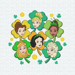 Disney Princess St Patrick's Day SVG