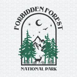 Forbidden Forest National Park Wizard SVG