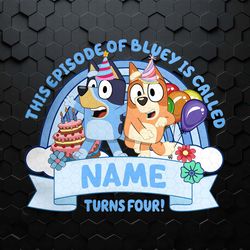 custom this episode of bluey is called birthday png