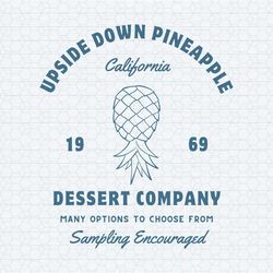 upside down pineapple dessert company 1969 svg