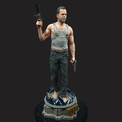 die hard john mcclan 3d figure hand painted, for fans die hard