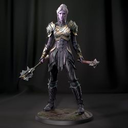 minthara baldur's gate 3 1/6 printed statue, minthara baldur's gate 3 figure 1/6 for fans