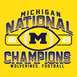 Michigan National Champions Wolverines Football SVG