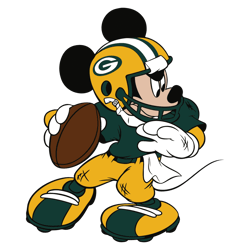 Green Bay Packers Nfl Mickey Mouse SVG