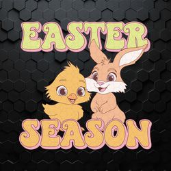Retro Easter Season Bunny SVG