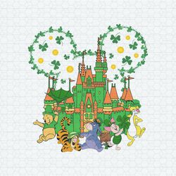 Winnie The Pooh St Patrick's Day Castle PNG