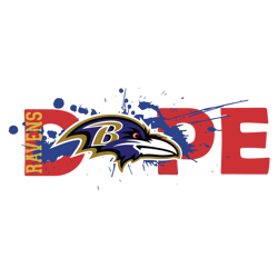 Dope Baltimore Ravens Football Team SVG