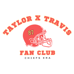 Taylor And Travis Fan Club Chiefs Era Svg, Taylor Boyfriend Svg