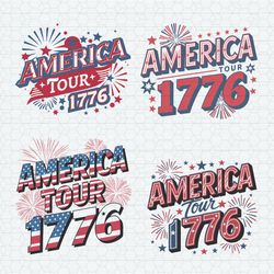 america tour 1776 happy 4th of july svg bundle
