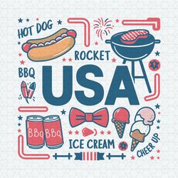 usa doodles party in the usa svg