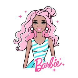 barbie afro svg barbie doll svg digital file