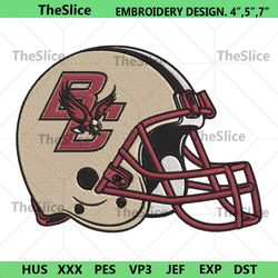 Boston College Eagles Helmet Machine Embroidery Digitizing