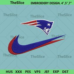 new england patriots nike swoosh embroidery design download