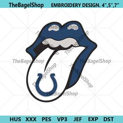 rolling stone logo indianapolis colts embroidery design download file