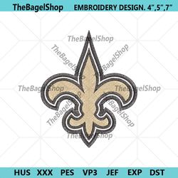 new orleans saints logo nfl embroidery design download