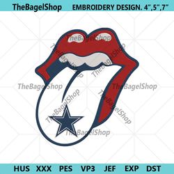 rolling stone logo dallas cowboys embroidery design download file