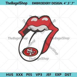 rolling stone logo san francisco 49ers embroidery design download file