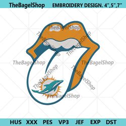 rolling stone logo miami dolphins embroidery design download file