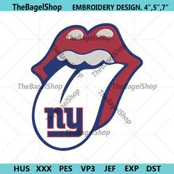 rolling stone logo new york giants embroidery design download file