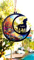 new! loss of pet sympathy gift sun catcher | dog memorial suncatcher| loss of pet sympathy gift | gift for dog lovers