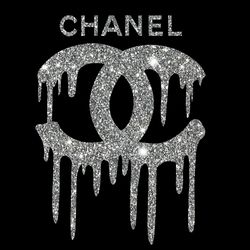 chanel dripping logo svg, luxury brand logo svg