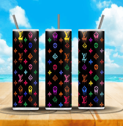 color lv logo tumbler wrap, brand logo tumbler