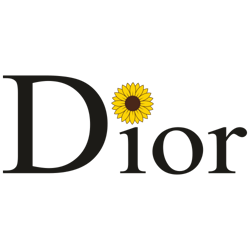 dior sunflower logo svg, dior logo svg, brand logo tumbler