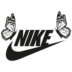 nike butterfly color logo svg, nike logo svg, brand logo tumbler