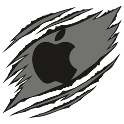 ripped apple logo svg , ripped logo svg, brand logo tumbler