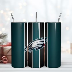 philadelphia eagles 20oz tumbler wrap, football team tumbler