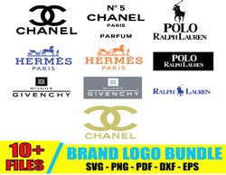 chanel logo bundle svg, fashion logo svg, famous brand logo svg