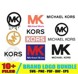 michael kors logo bundle svg, mk logo bundle, fashion logo svg, famous brand logo svg